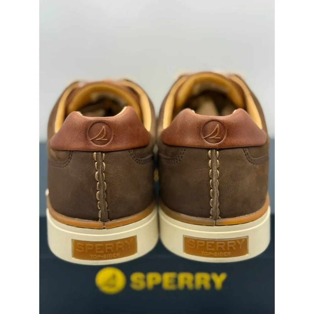 Sperry‎ Gold Cup Richfield LTT Brown Nubuck Leather Sneakers Mens Size 10.5